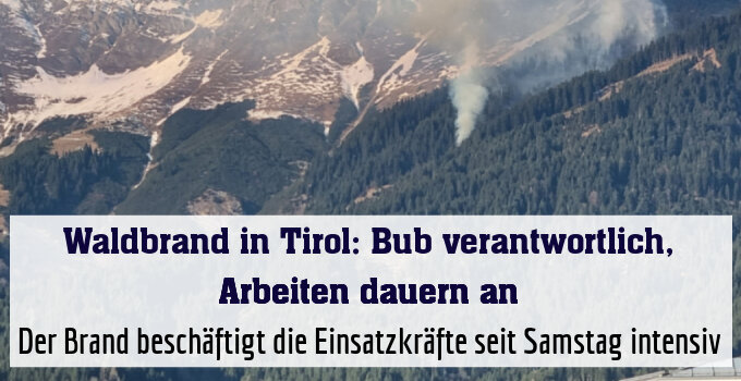 Der Brand beschäftigt die Einsatzkräfte seit Samstag intensiv