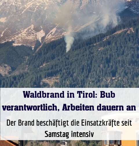 Der Brand beschäftigt die Einsatzkräfte seit Samstag intensiv