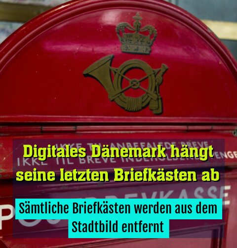Sämtliche Briefkästen werden aus dem Stadtbild entfernt
