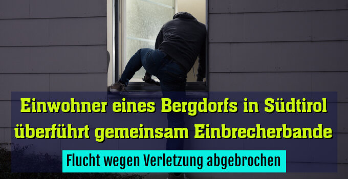 Flucht wegen Verletzung abgebrochen
