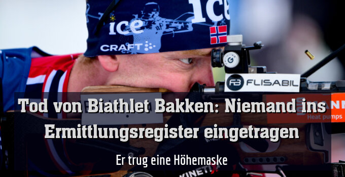 Er trug eine Höhemaske