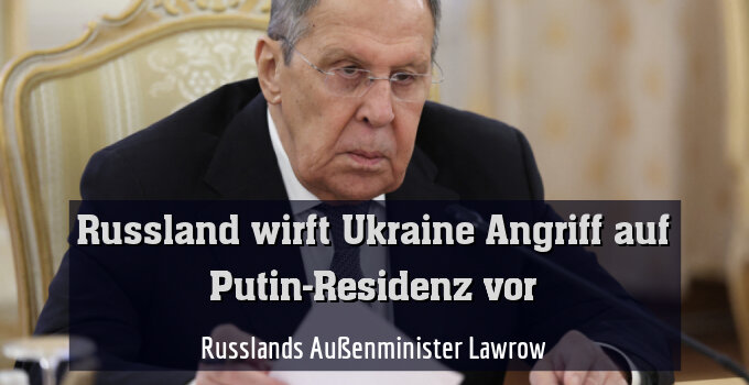 Russlands Außenminister Lawrow (Archivbild)
