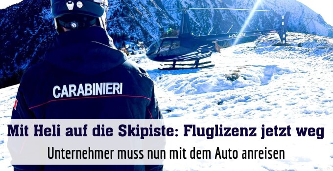 Unternehmer muss nun mit dem Auto anreisen