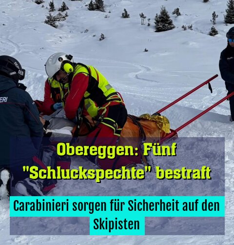Carabinieri sorgen für Sicherheit auf den Skipisten