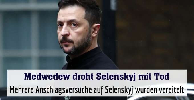 Mehrere Anschlagsversuche auf Selenskyj wurden vereitelt