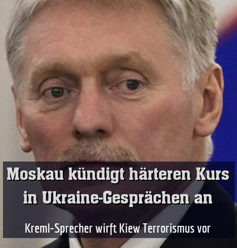 Kreml-Sprecher wirft Kiew Terrorismus vor