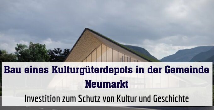 Investition zum Schutz von Kultur und Geschichte