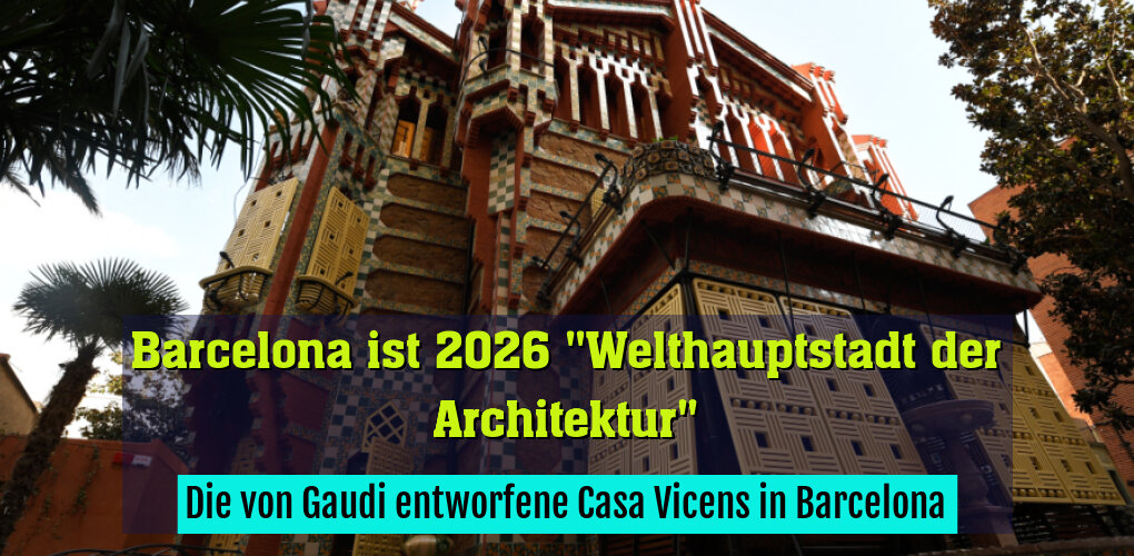 Die von Gaudi entworfene Casa Vicens in Barcelona