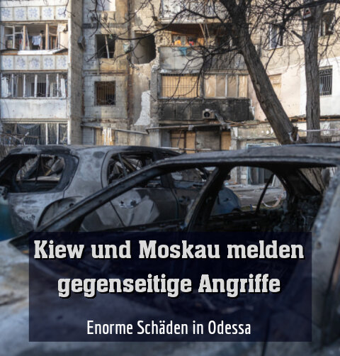 Enorme Schäden in Odessa