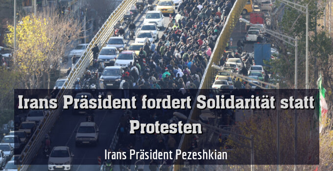 Irans Präsident Pezeshkian