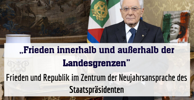 Frieden und Republik im Zentrum der Neujahrsansprache des Staatspräsidenten