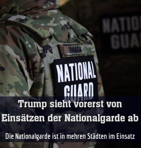 Die Nationalgarde ist in mehren Städten im Einsatz