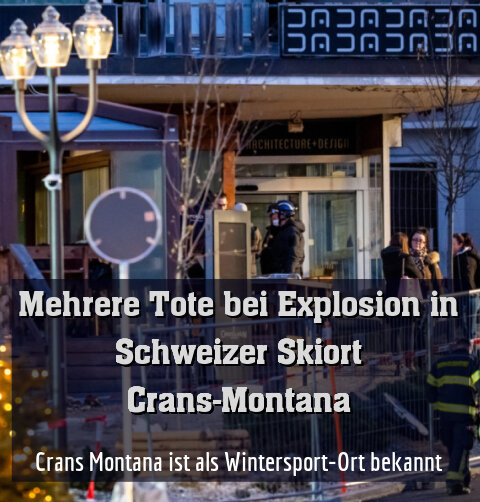 Szene vor der von einer Explosion verwüsteten Bar