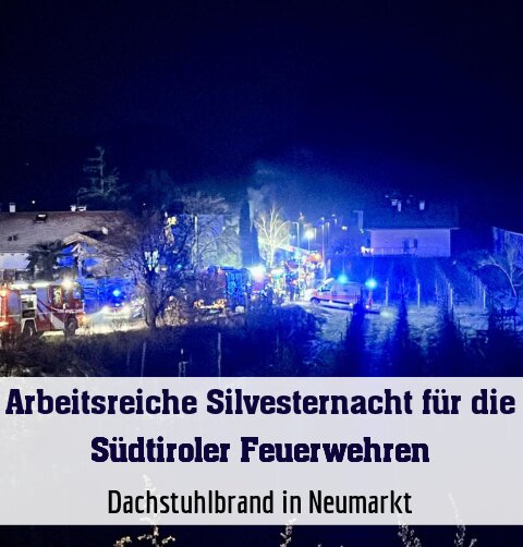 Dachstuhlbrand in Neumarkt