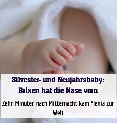 Zehn Minuten nach Mitternacht kam Ylenia zur Welt