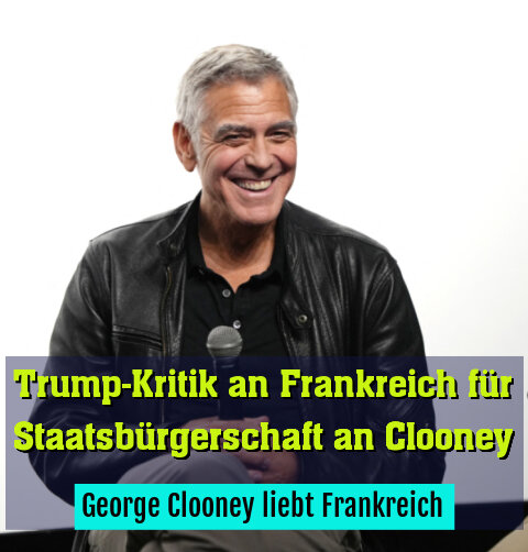 George Clooney liebt Frankreich