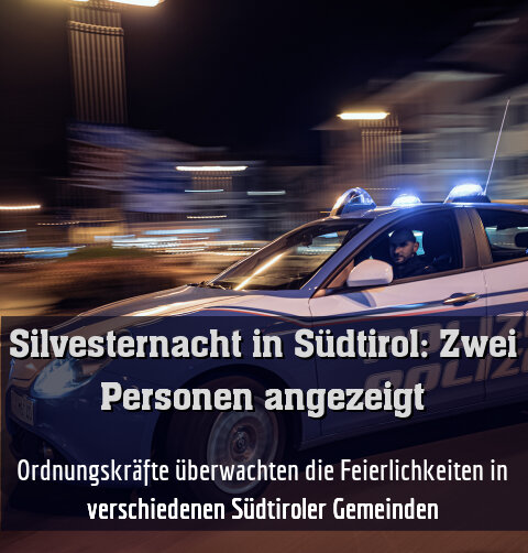 Ordnungskräfte überwachten die Feierlichkeiten in verschiedenen Südtiroler Gemeinden
