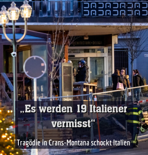Tragödie in Crans-Montana schockt Italien