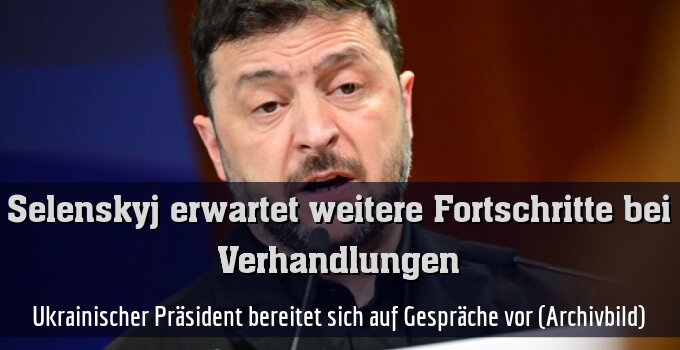 Ukrainischer Präsident bereitet sich auf Gespräche vor (Archivbild)