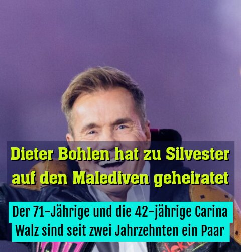 Bohlen heiratete langjährige Partnerin