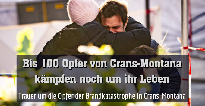 Trauer um die Opfer der Brandkatastrophe in Crans-Montana