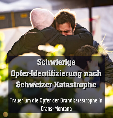 Trauer um die Opfer der Brandkatastrophe in Crans-Montana