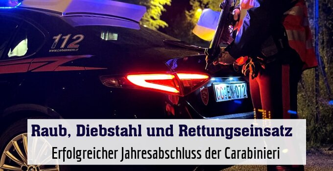 Erfolgreicher Jahresabschluss der Carabinieri