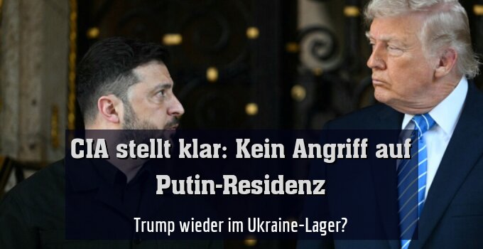 Trump wieder im Ukraine-Lager?