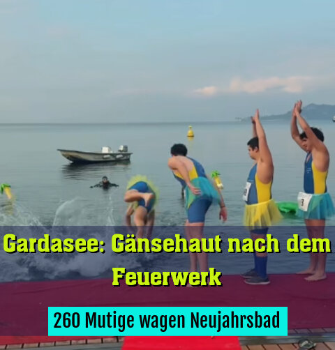 260 Mutige wagen Neujahrsbad