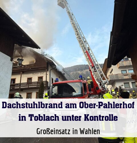 Großeinsatz in Wahlen