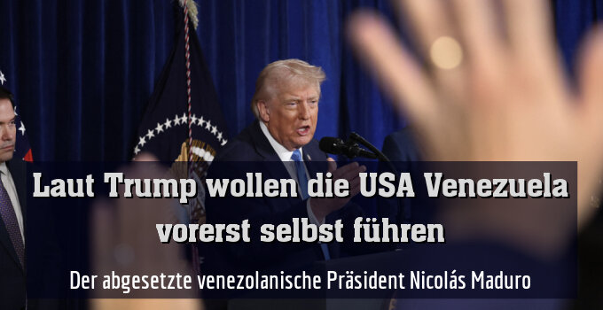 Trump bei einer Pressekonferenz in seiner Privatresidenz Mar-a-Lago