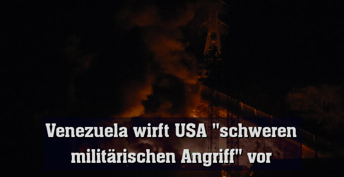 Brand in einem Miltärkomplex in Caracas