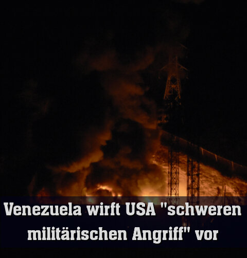 Brand in einem Miltärkomplex in Caracas