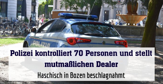 Haschisch in Bozen beschlagnahmt