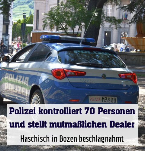 Haschisch in Bozen beschlagnahmt
