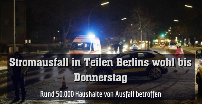 Großeinsatz in Berlin wegen Stromausfall