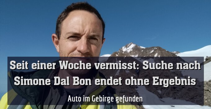 Auto im Gebirge gefunden