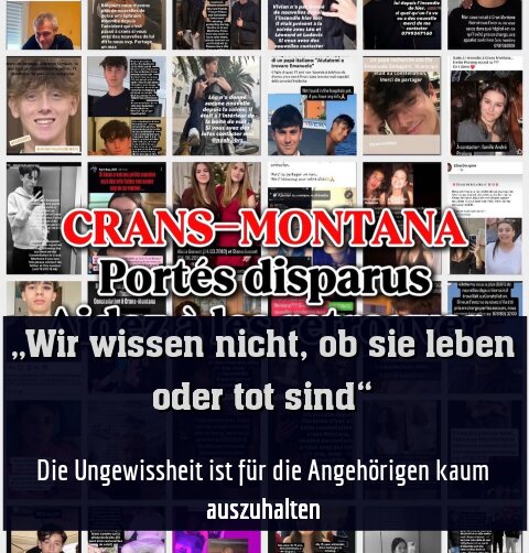 Die Ungewissheit ist für die Angehörigen kaum auszuhalten