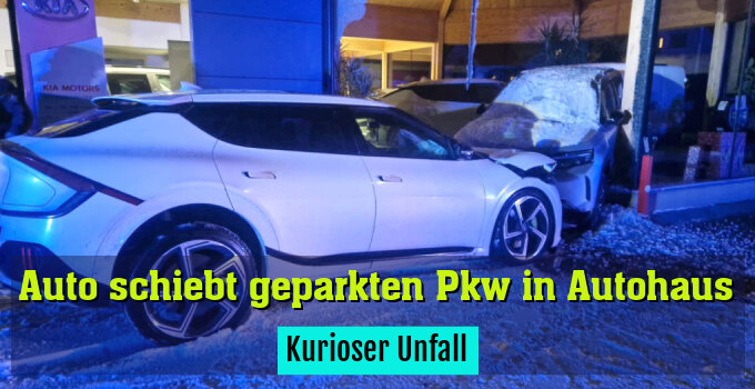 Kurioser Unfall