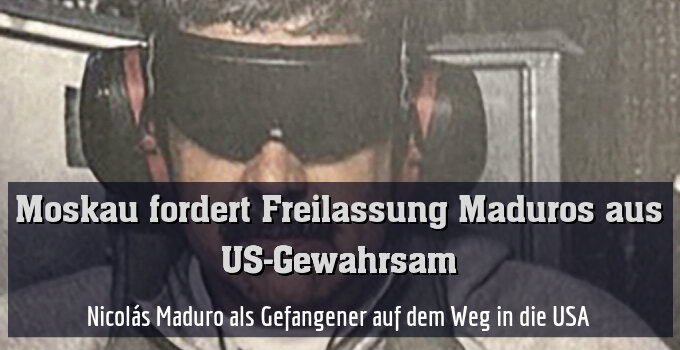 Nicolás Maduro als Gefangener auf dem Weg in die USA