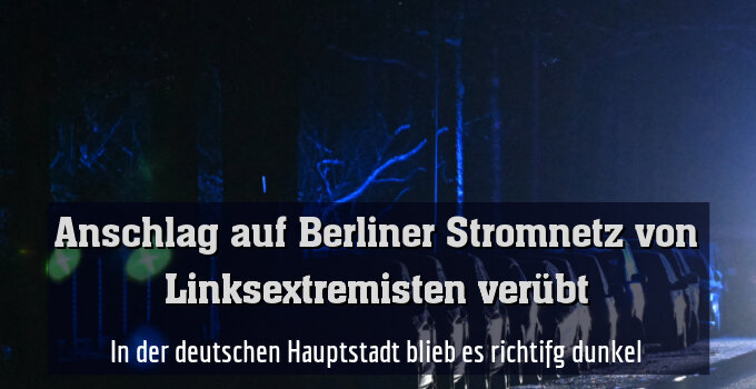 Dunkelheit in der deutschen Hauptstadt