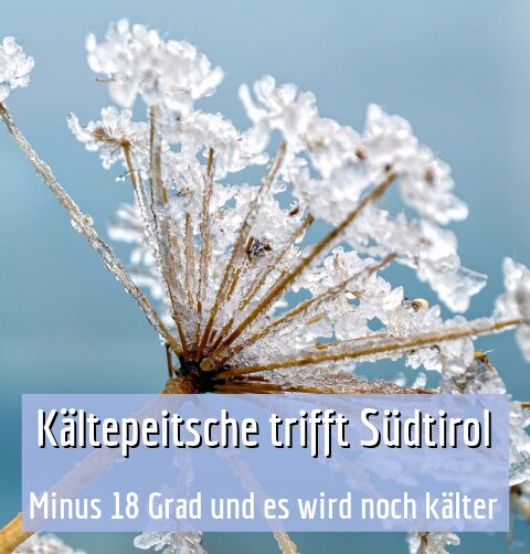Minus 18 Grad und es wird noch kälter