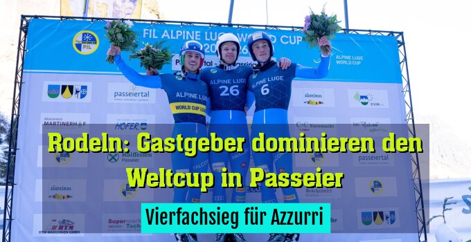 Vierfachsieg für Azzurri