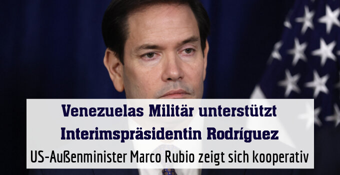 US-Außenminister Marco Rubio zeigt sich kooperativ