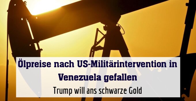 Trump will ans schwarze Gold