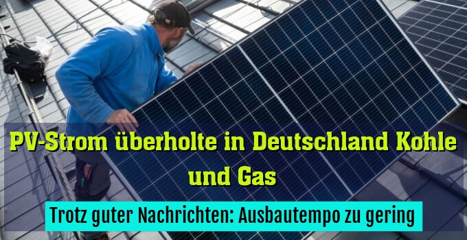 Trotz guter Nachrichten: Ausbautempo zu gering