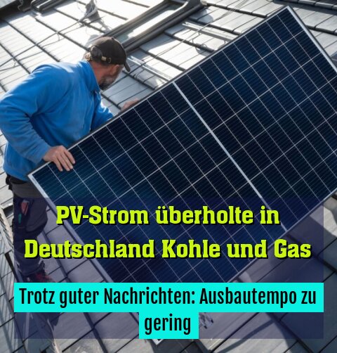 Trotz guter Nachrichten: Ausbautempo zu gering