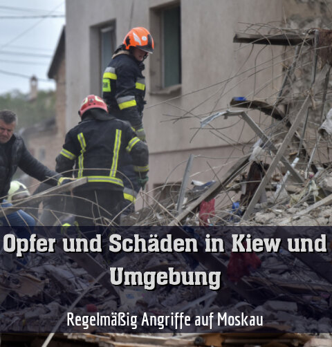 Regelmäßig Angriffe auf Moskau