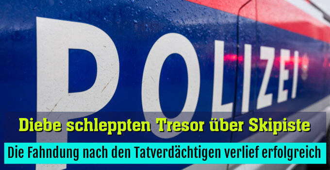 Die Fahndung nach den Tatverdächtigen verlief erfolgreich