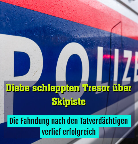 Die Fahndung nach den Tatverdächtigen verlief erfolgreich